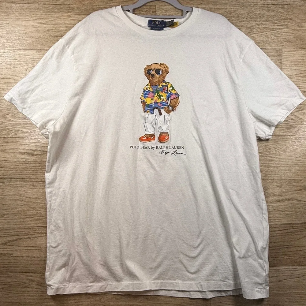 Polo Ralph‎ Lauren Polo Bear Tee XXL Classic Fit Ralph Lauren Christmas Vibes